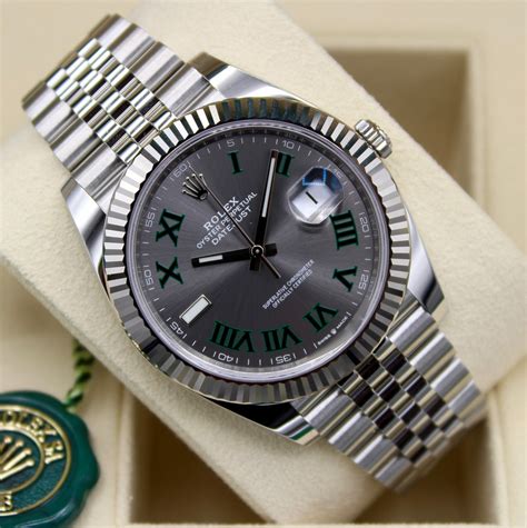 Rolex datejust 41 Wimbledon dial